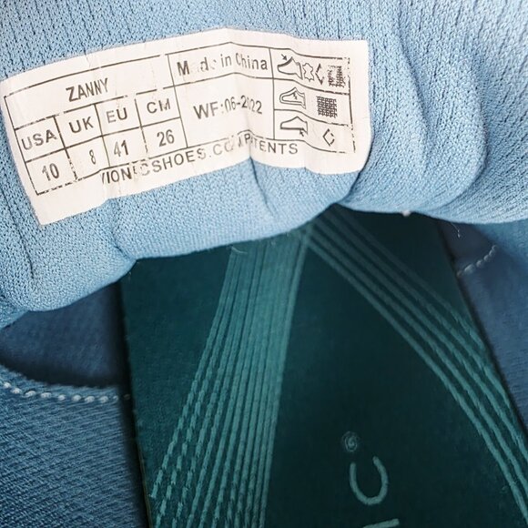 Vionic Women's Drift Zanny Waterproof Blue Sneakers Size 10 - Picture 12 of 16